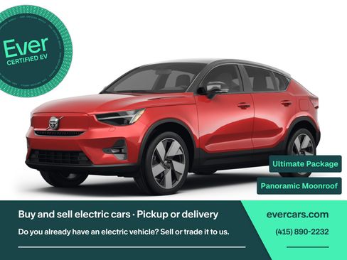 Used 2023 Volvo C40 P8 Recharge Ultimate AWD/4WD image 1