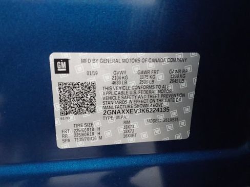 Used 2019 Chevrolet Equinox Premier AWD/4WD image 25