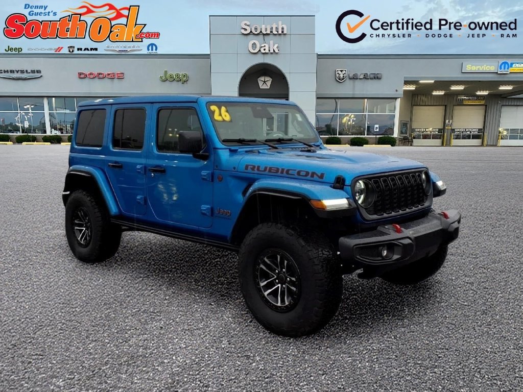 Certified 2026 Jeep Wrangler Unlimited Rubicon w/ Xtreme 35 Tire Package AWD/4WD image 1