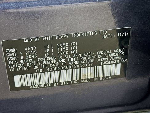 Used 2015 Subaru Legacy 2.5i Premium w/ Popular Package #2 AWD/4WD image 43