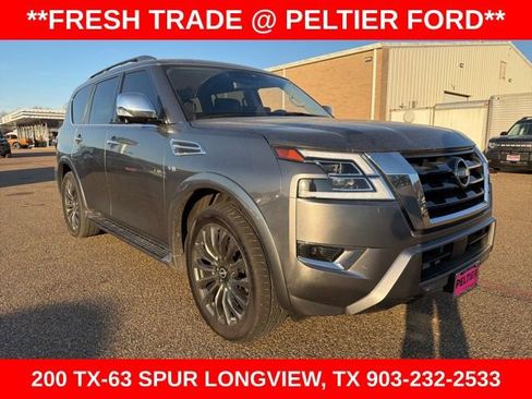 Used 2021 Nissan Armada Platinum w/ Captain's Chairs Package image 1