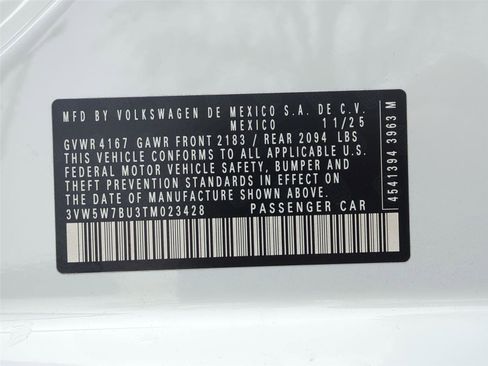 New 2026 Volkswagen Jetta S image 23