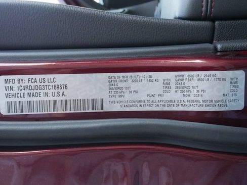 New 2026 Dodge Durango GT w/ Blacktop Package AWD/4WD image 24