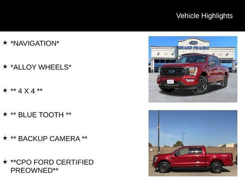 Certified 2022 Ford F150 XLT w/ Equipment Group 302A High image 4