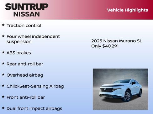 New 2025 Nissan Murano SL image 16