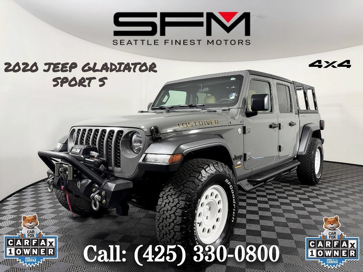 Used 2020 Jeep Gladiator Sport w/ Quick Order Package 24S AWD/4WD image 1