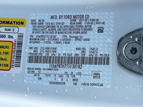 New 2026 Ford Mustang Coupe w/ Mustang Nite Pony Package RWD image 19