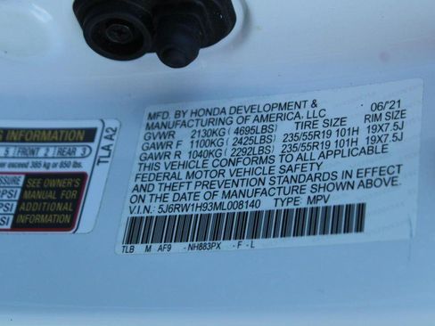 Used 2021 Honda CR-V Touring image 17