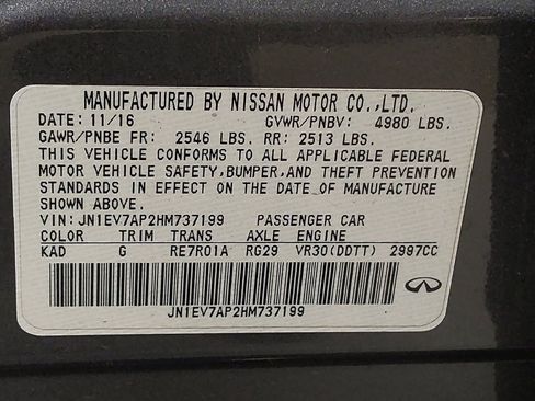 Used 2017 INFINITI Q50 3.0t Premium w/ Driver Assistance Package image 33