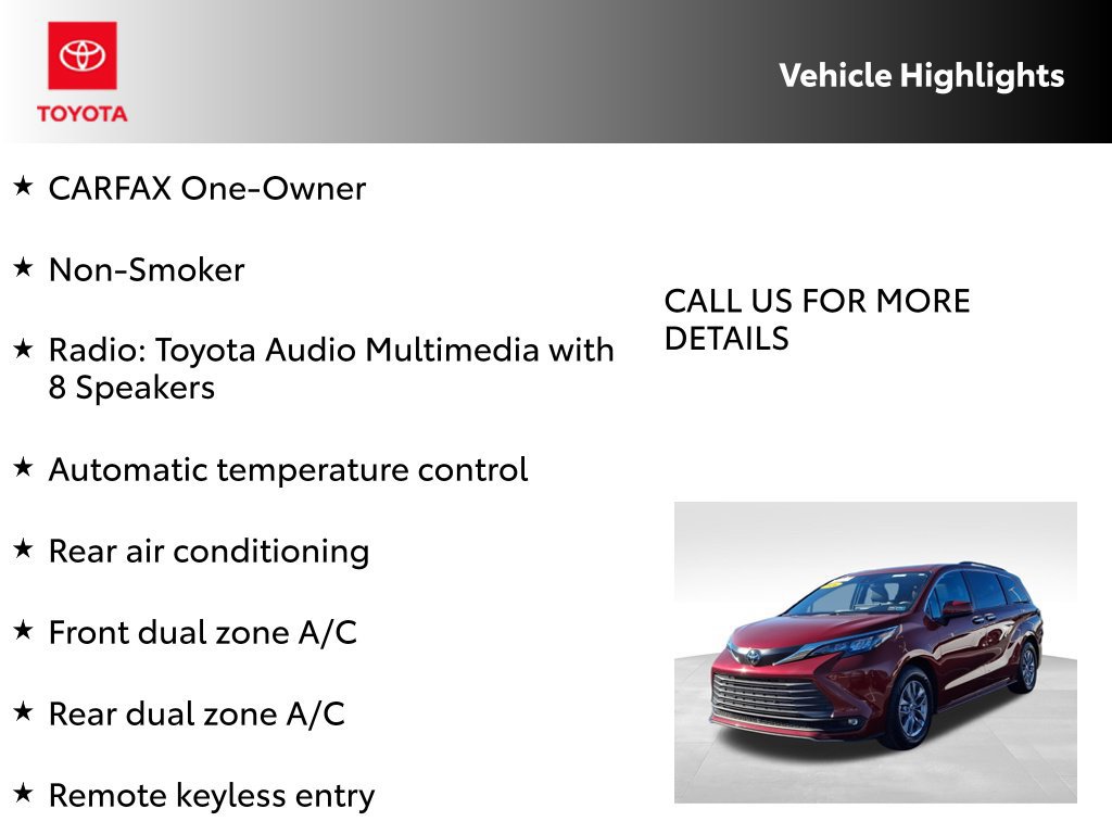 Certified 2026 Toyota Sienna XLE FWD image 7