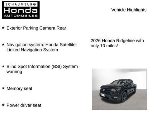 New 2026 Honda Ridgeline Black Edition image 7