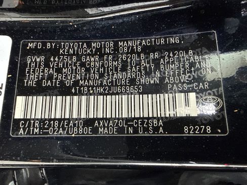 Used 2018 Toyota Camry SE w/ Convenience Package FWD image 52
