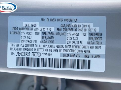 Used 2026 MAZDA CX-90 Plug-In Hybrid w/ Premium Plus AWD/4WD image 37