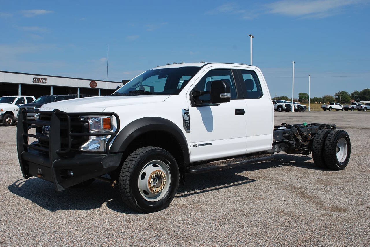 Used 2020 Ford F550 4x4 SuperCab Super Duty w/ Power Equipment Group image 1