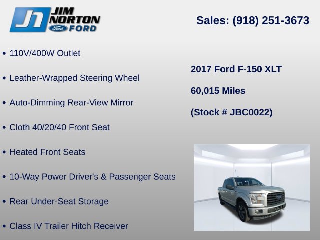 Used 2017 Ford F150 XLT w/ Equipment Group 302A Luxury AWD/4WD image 18