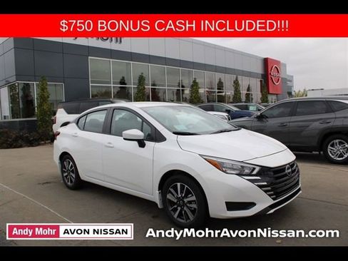 New 2025 Nissan Versa SV w/ Trunk Package FWD image 1
