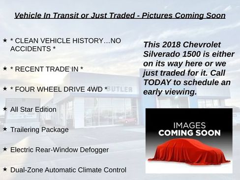 Used 2018 Chevrolet Silverado 1500 LT w/ All Star Edition AWD/4WD image 2
