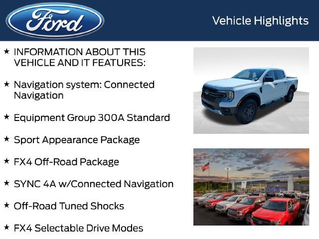 Used 2025 Ford Ranger XLT w/ FX4 Off-Road Package AWD/4WD image 4
