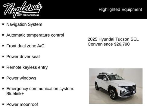 Used 2025 Hyundai Tucson SEL AWD/4WD image 16