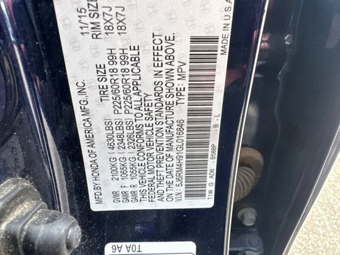 Used 2016 Honda CR-V Touring image 8