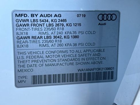 Used 2019 Audi Q5 2.0T Premium w/ Convenience Package AWD/4WD image 26