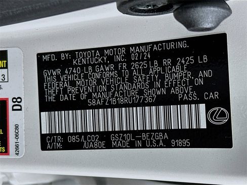 Used 2024 Lexus ES 350 Ultra Luxury image 35