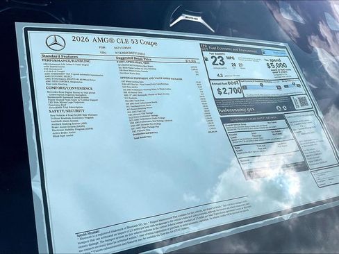 New 2026 Mercedes-Benz CLE 53 AMG 4MATIC Coupe image 12