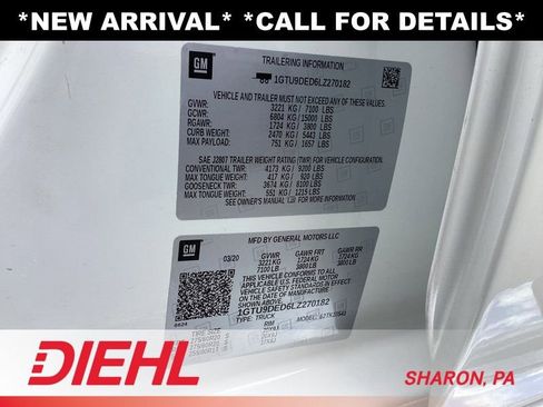 Used 2020 GMC Sierra 1500 SLT w/ SLT Premium Plus Package AWD/4WD image 9