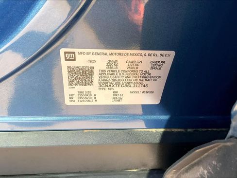 Certified 2025 Chevrolet Equinox RS image 36