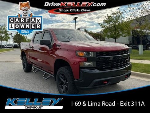 Used 2021 Chevrolet Silverado 1500 Custom Trail Boss w/ Safety Confidence Package AWD/4WD image 1