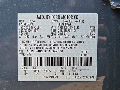 New 2026 Ford Explorer Active w/ Active Comfort Package AWD/4WD image 34