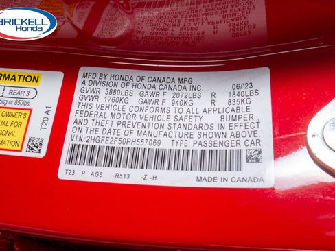 Used 2023 Honda Civic Sport image 33