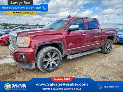 Used 2015 GMC Sierra 1500 Denali w/ Driver Alert Package AWD/4WD image 1