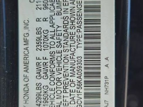 Used 2019 Honda Accord EX-L image 22