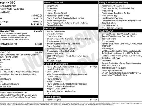 Used 2021 Lexus NX 300 FWD w/ Premium Package image 18