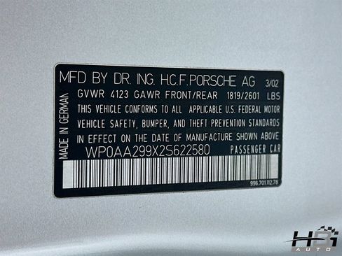 Used 2002 Porsche 911 Carrera 4S AWD/4WD image 18