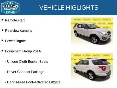 Used 2017 Ford Explorer XLT w/ Equipment Group 201A FWD image 21
