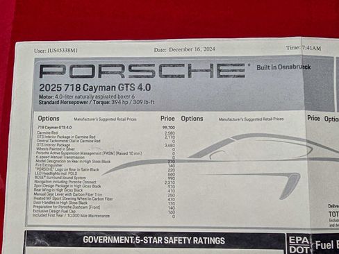 Used 2025 Porsche 718 Cayman GTS image 22