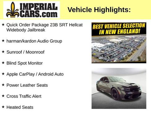 Used 2023 Dodge Charger SRT Hellcat w/ Harman/Kardon Audio Group RWD image 3