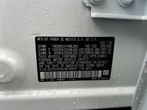 New 2026 Honda HR-V Sport image 18