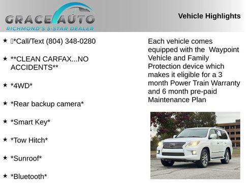 Used 2015 Lexus LX 570 4WD image 2