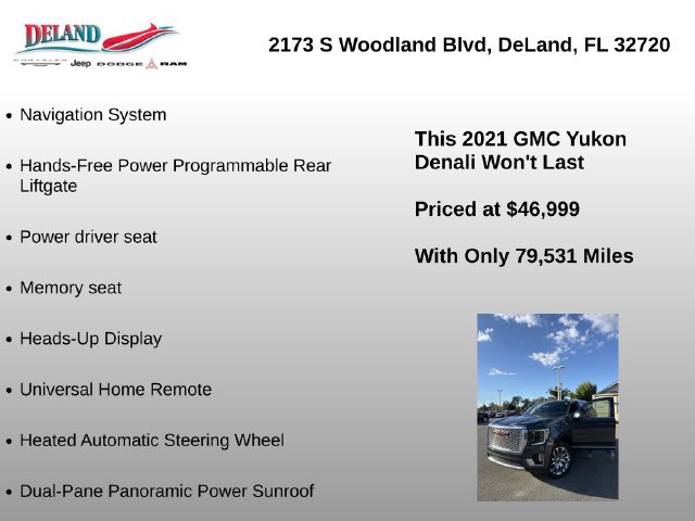 Used 2021 GMC Yukon Denali AWD/4WD image 5