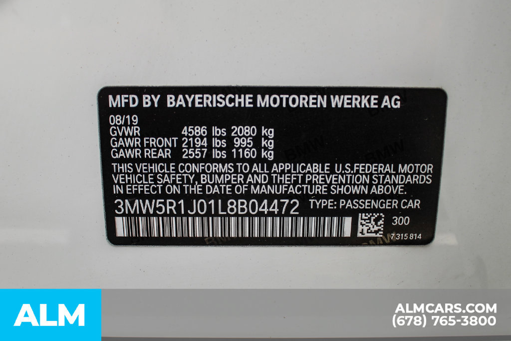 Used 2020 BMW 330i Sedan w/ Convenience Package RWD image 37