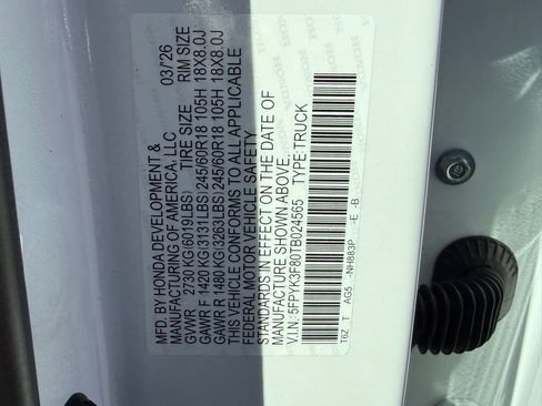 New 2026 Honda Ridgeline Black Edition image 28