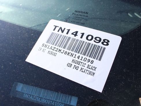 Used 2019 Nissan Murano Platinum w/ Cargo Package FWD image 39