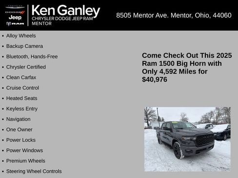 Certified 2025 RAM 1500 Big Horn image 5