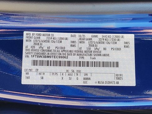 New 2026 Ford F350 Lariat w/ Black Appearance Package image 13