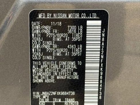 Used 2019 INFINITI QX80 Luxe image 34