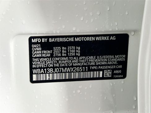 Used 2021 BMW 530i xDrive w/ Premium Package AWD/4WD image 31