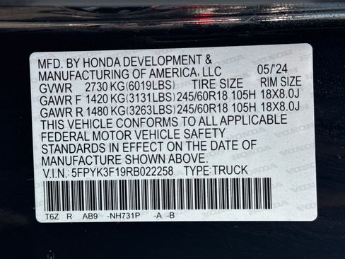Used 2024 Honda Ridgeline Sport image 26